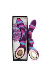 Colourful Camo Magic Vibrator Pink Soft Silicone G-Spot Stimulator with Double Motors and Waterproof Design Default Title Vibrators - G Spot